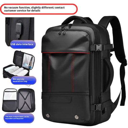 Expandable Vacuum Compression Travel Backpack