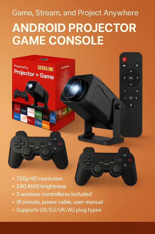 Android Projector Game Console Home Portable