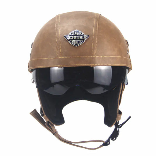 Harley Motorcycle Vintage Style Custom Helmet