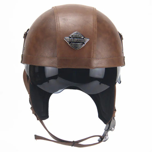 Harley Motorcycle Vintage Style Custom Helmet
